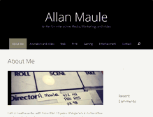 Tablet Screenshot of allanmaule.com